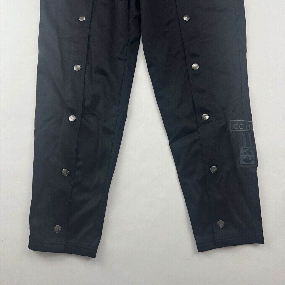 NWT Adidas Women’s Club Adibreak Black Snap Leg Track Pants Activewear Size 4 - Picture 4 of 14
